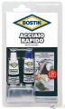 ADESIVO ACCIAIO RAPIDO BOSTIK 2X15ml BICOMPONENTE