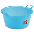 BACINELLA POLIETILENE AZZURRA TONDA LT.15 DIAM.40