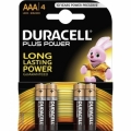 BATTERIA DURACELL PLUS AAA MINISTILO CONF.4