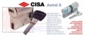 CILINDRO CISA ASTRAL SIGILLO MM.60 30/30 NICHELATO