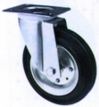 RUOTE GOMMATE BASE GIREVOLE  MM.80X24 VIGOR